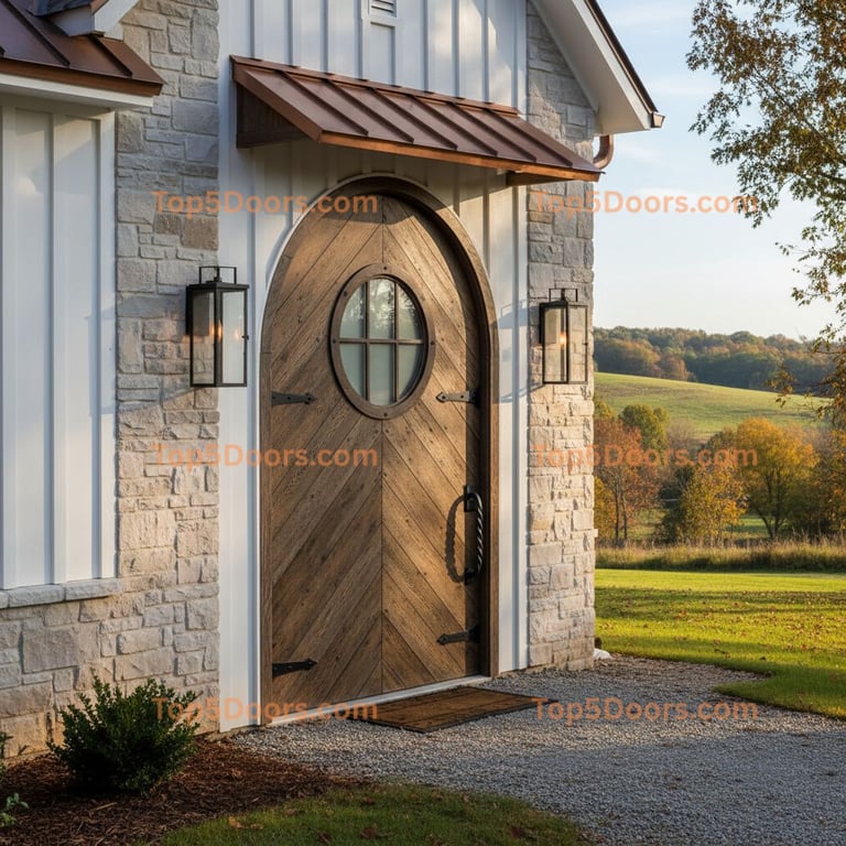 Arkansas wine cellar door modern farmhouse Door