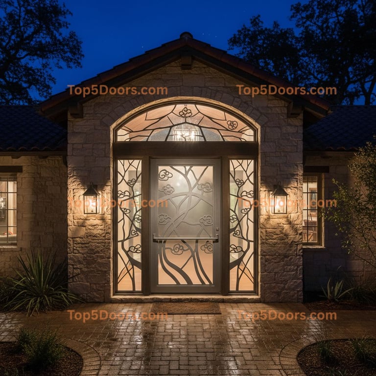 Arkansas wrought iron arched single spanish colonial Do