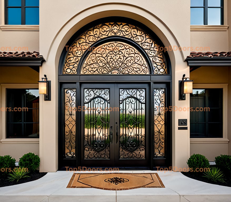 Arkansas wrought iron steel frame mid-century modern Do