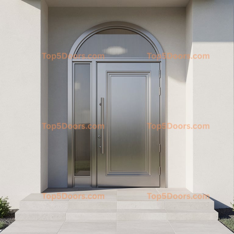 California arched single modern Door