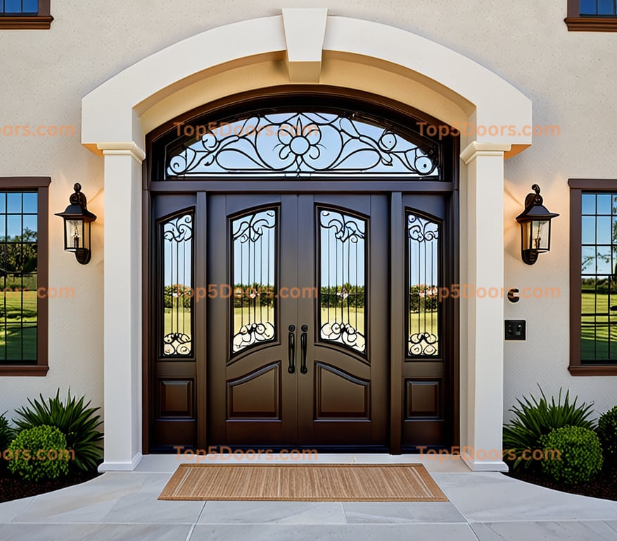 California barn door traditional american Door