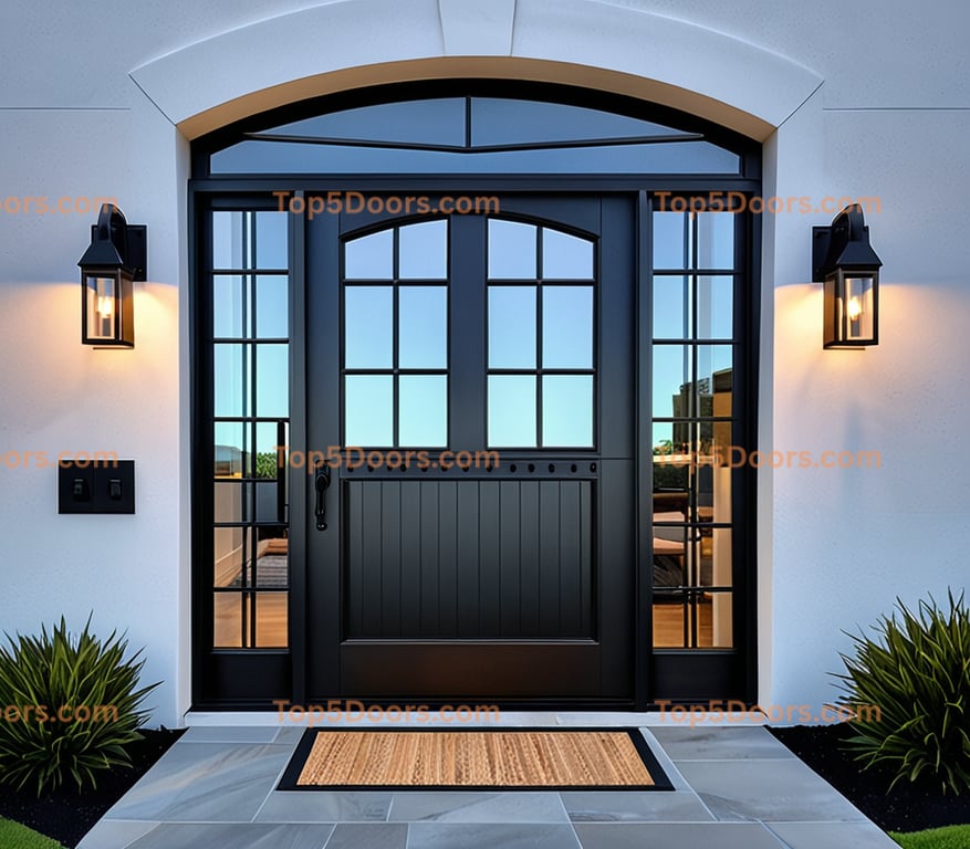 California barn door modern Door