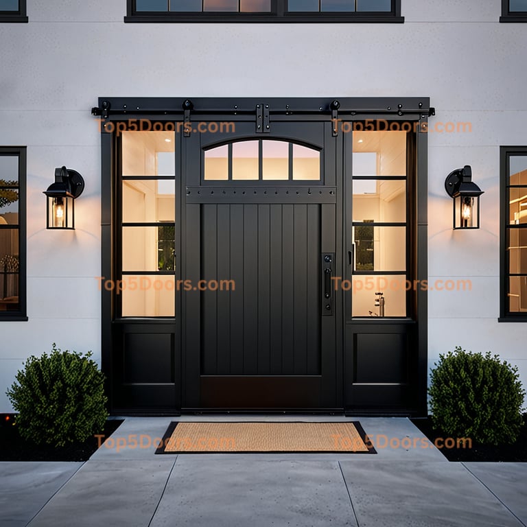 California barn door industrial Door