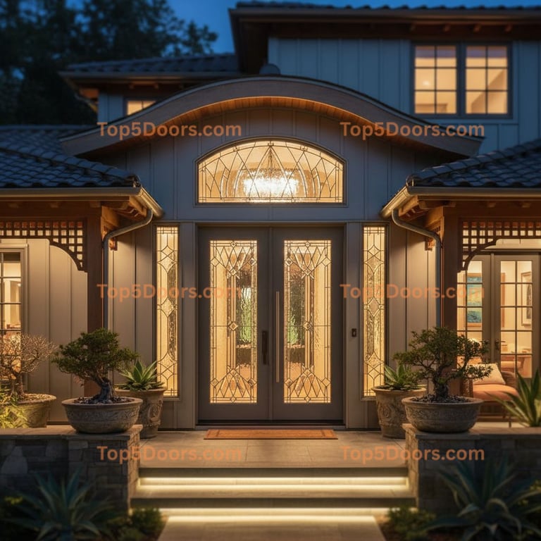 California french door scandinavian Door