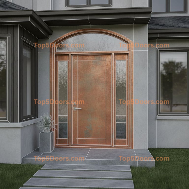 California front entry door traditional american Door