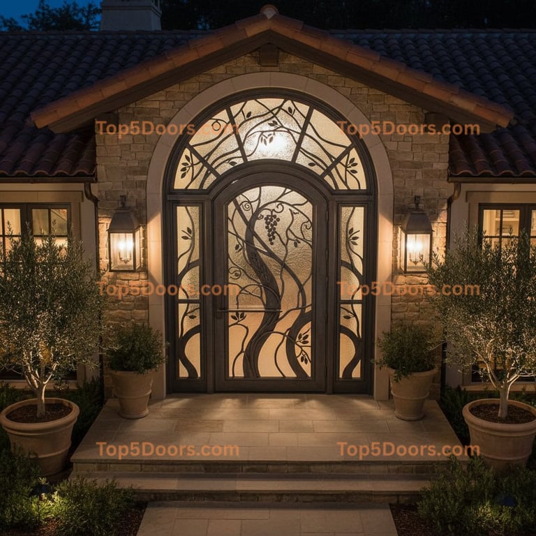 California front entry door mediterranean Door