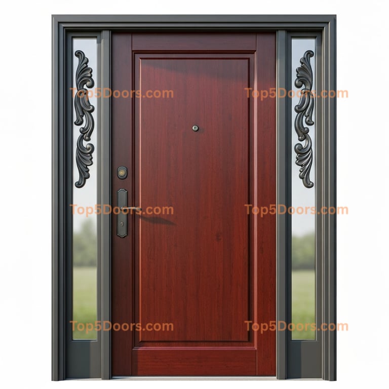 California front entry door mountain lodge Door