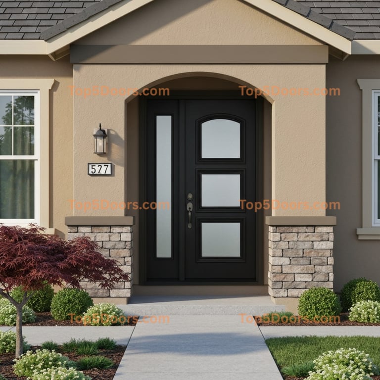 California single japanese zen Door