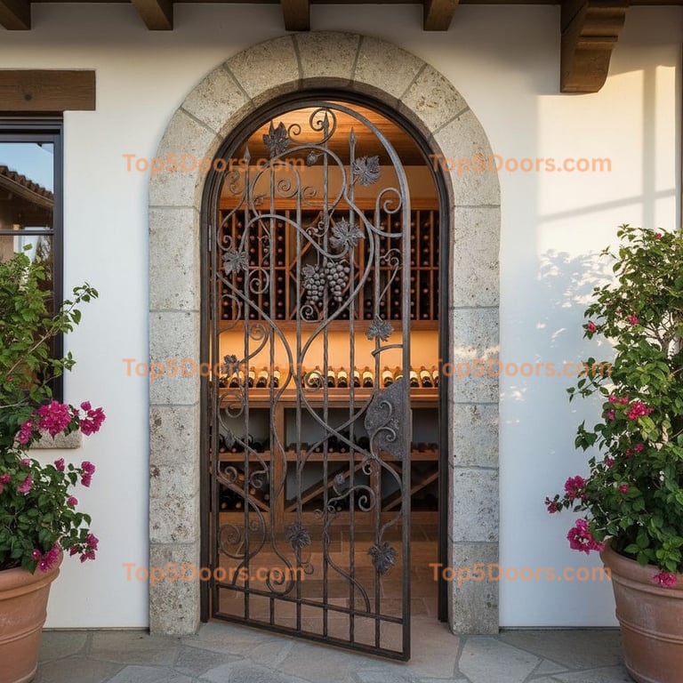 California wine cellar door coastal Door