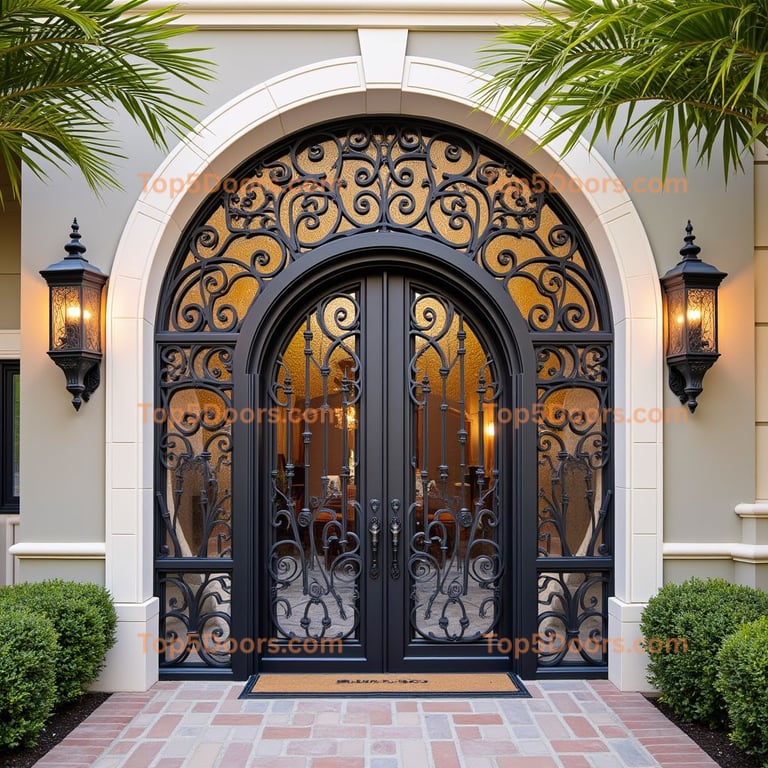 California wine cellar door french provincial Door