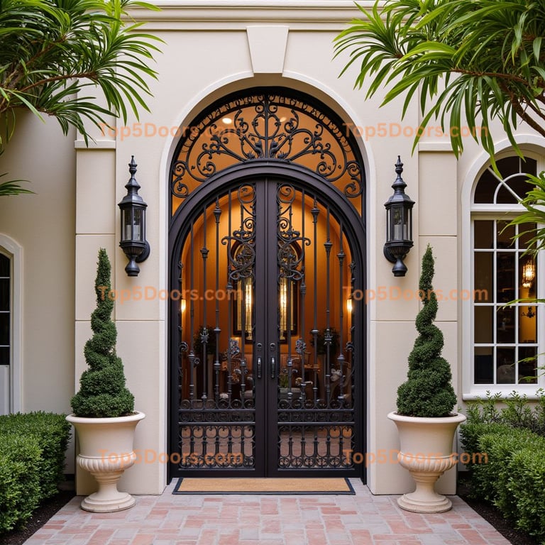 California wine cellar door spanish colonial Door