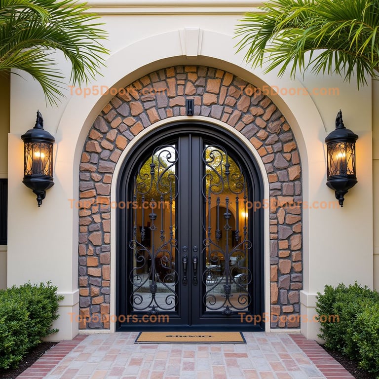 California wine cellar door mediterranean Door