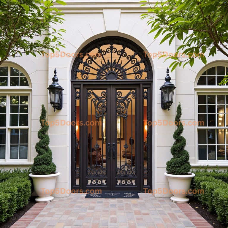 California wine cellar door georgian Door