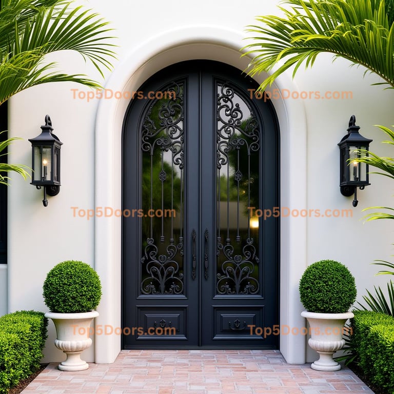 California wine cellar door spanish colonial Door