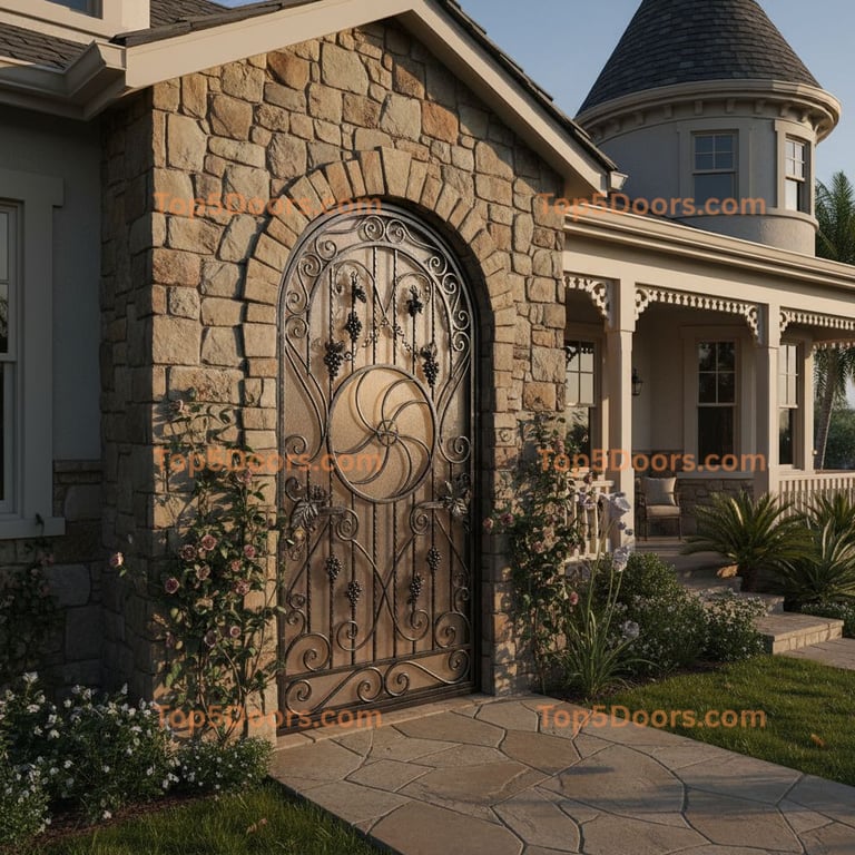 California wine cellar door victorian Door