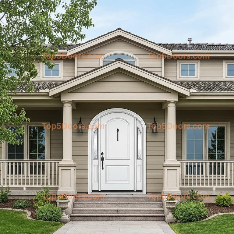Colorado arched single mediterranean Door