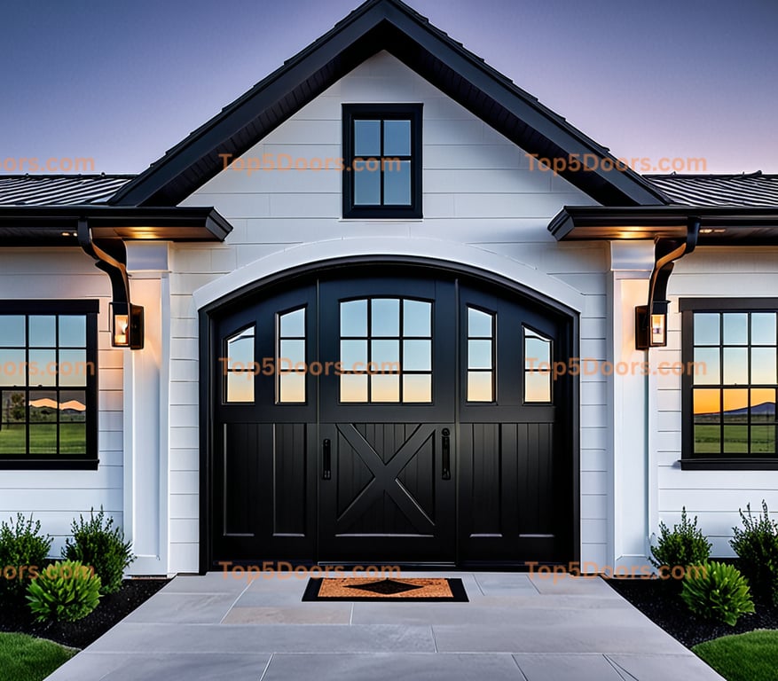 Colorado barn door modern farmhouse Door