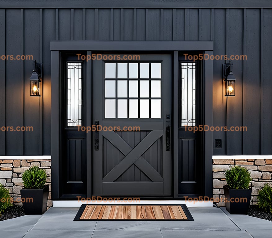 Colorado barn door scandinavian Door
