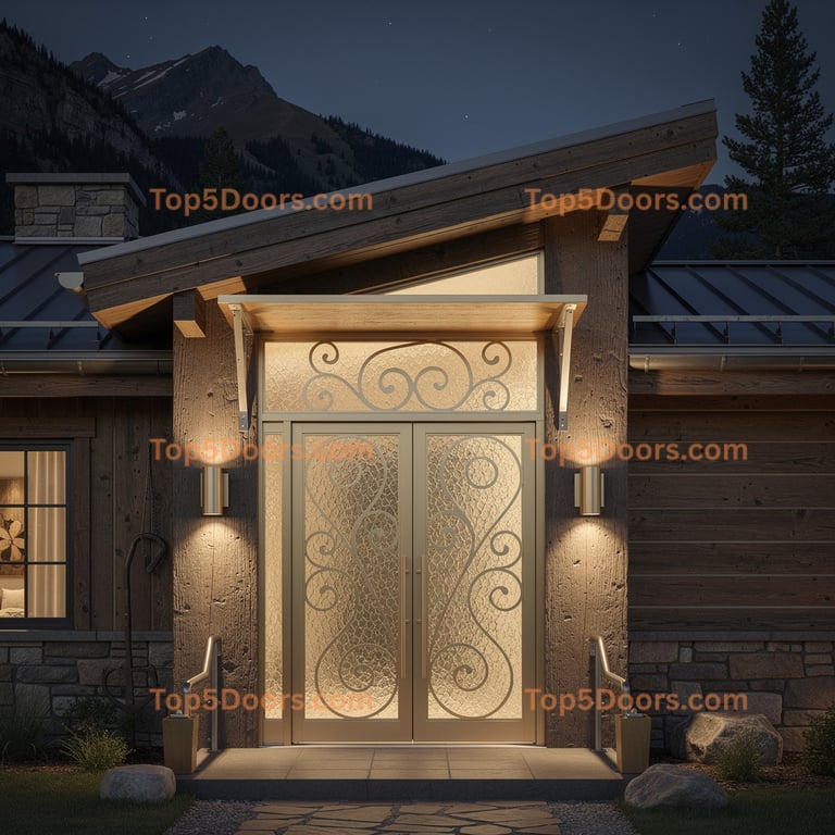 Colorado closet bifold door mountain lodge Door