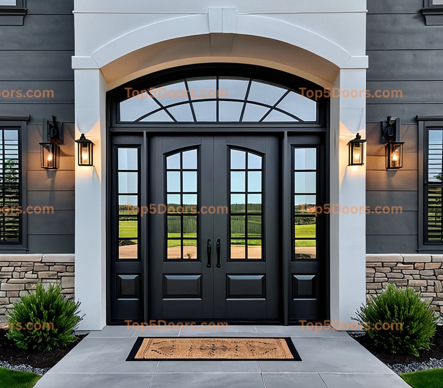 Colorado french door modern farmhouse Door