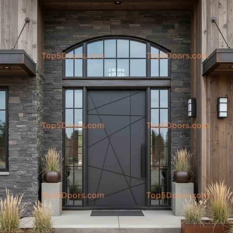 Colorado front entry door korean modern Door