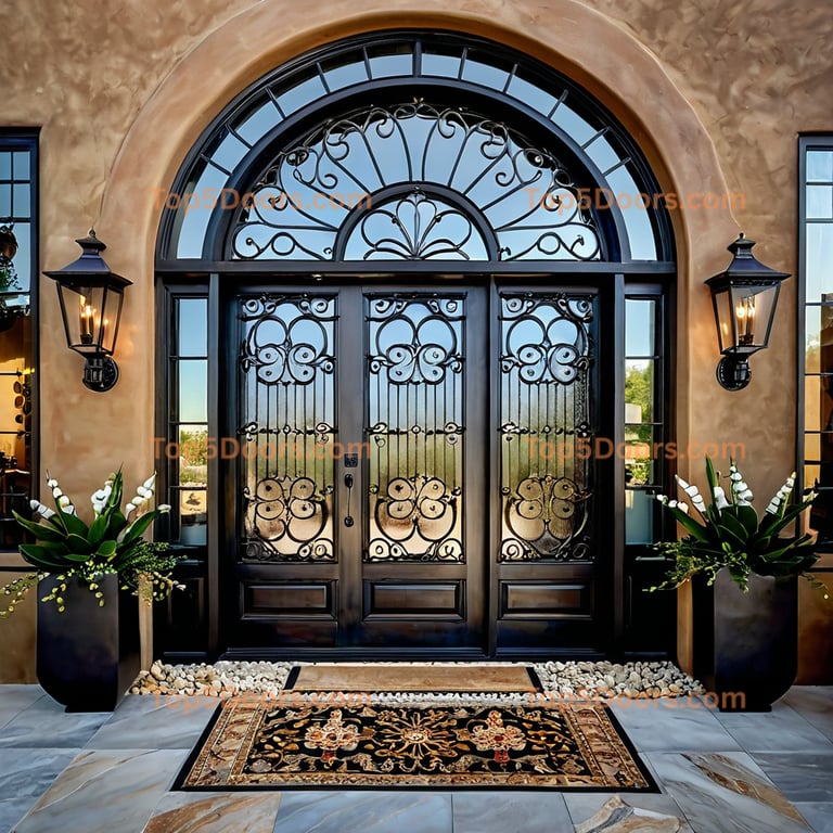 Colorado front entry door spanish colonial Door