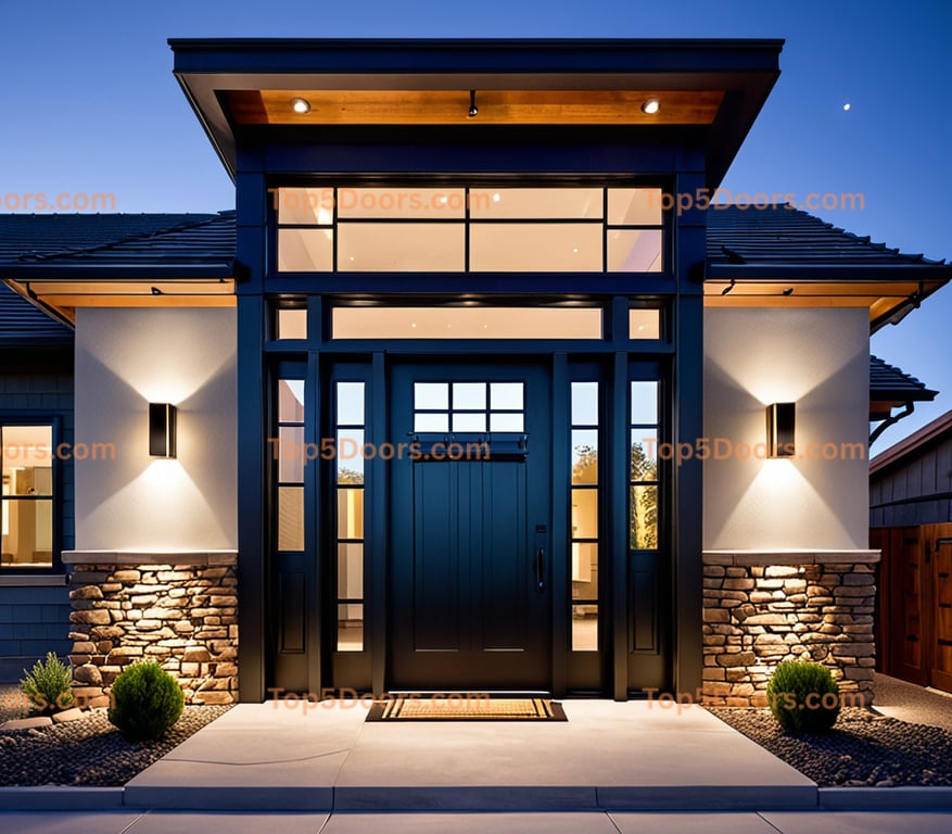 Colorado steel frame craftsman Door