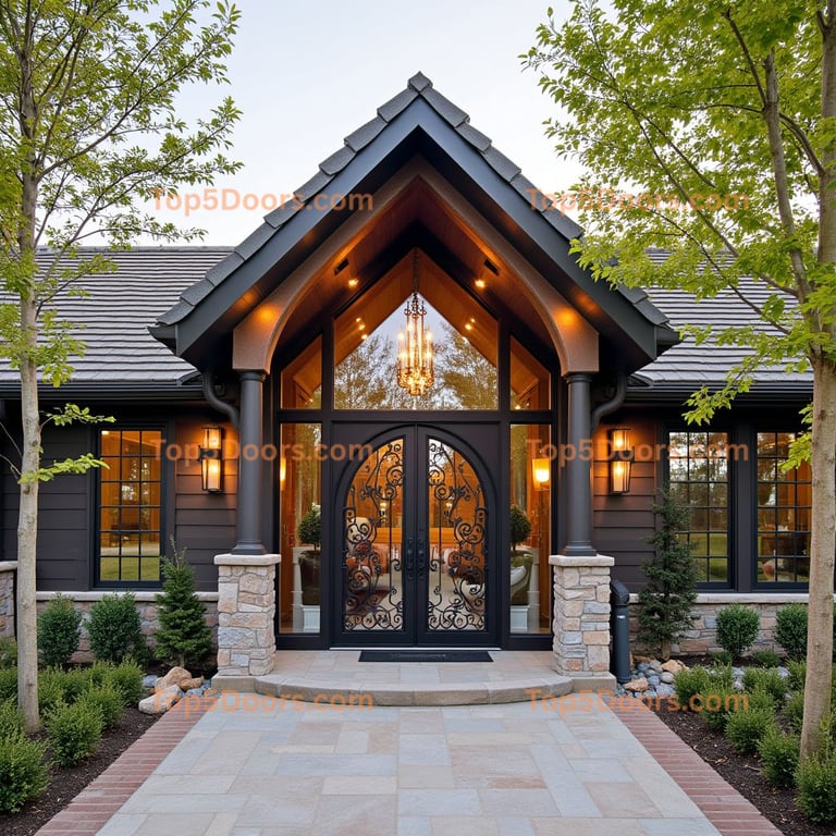 Colorado wine cellar door scandinavian Door