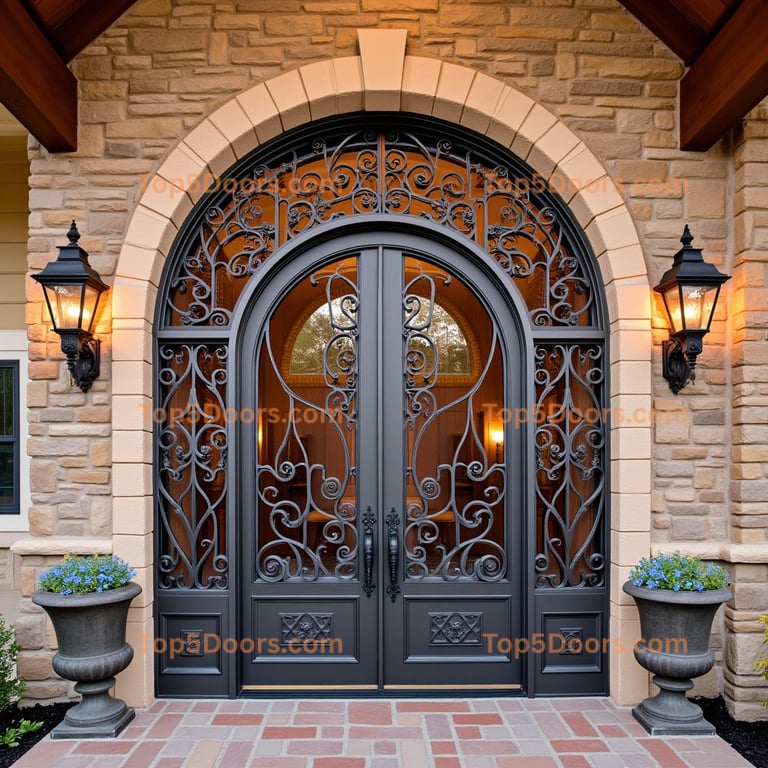Colorado wine cellar door traditional american Door