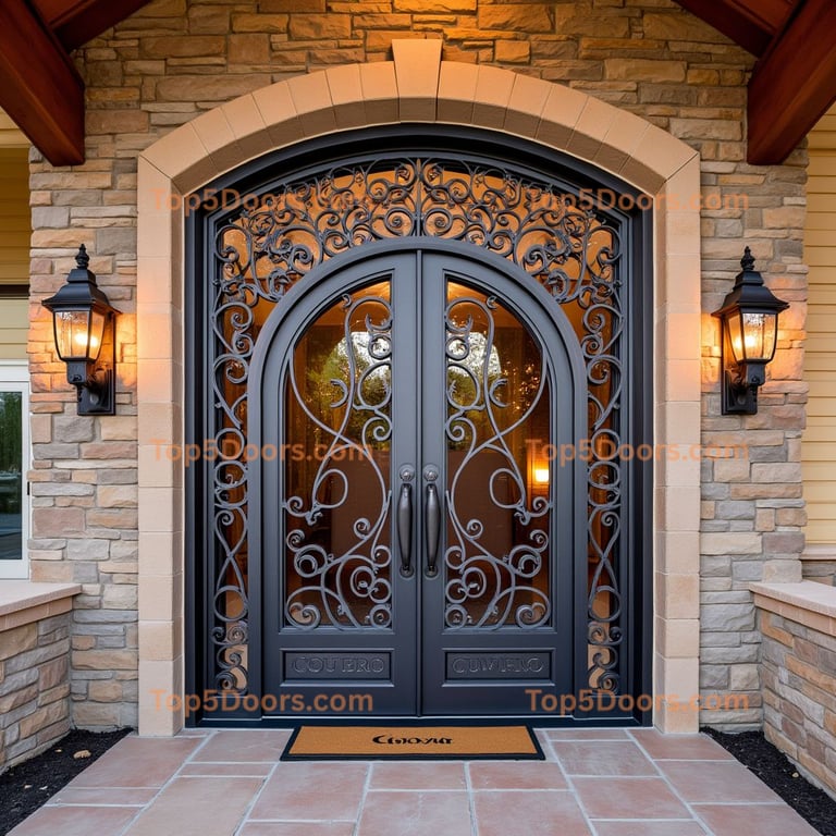 Colorado wine cellar door craftsman Door