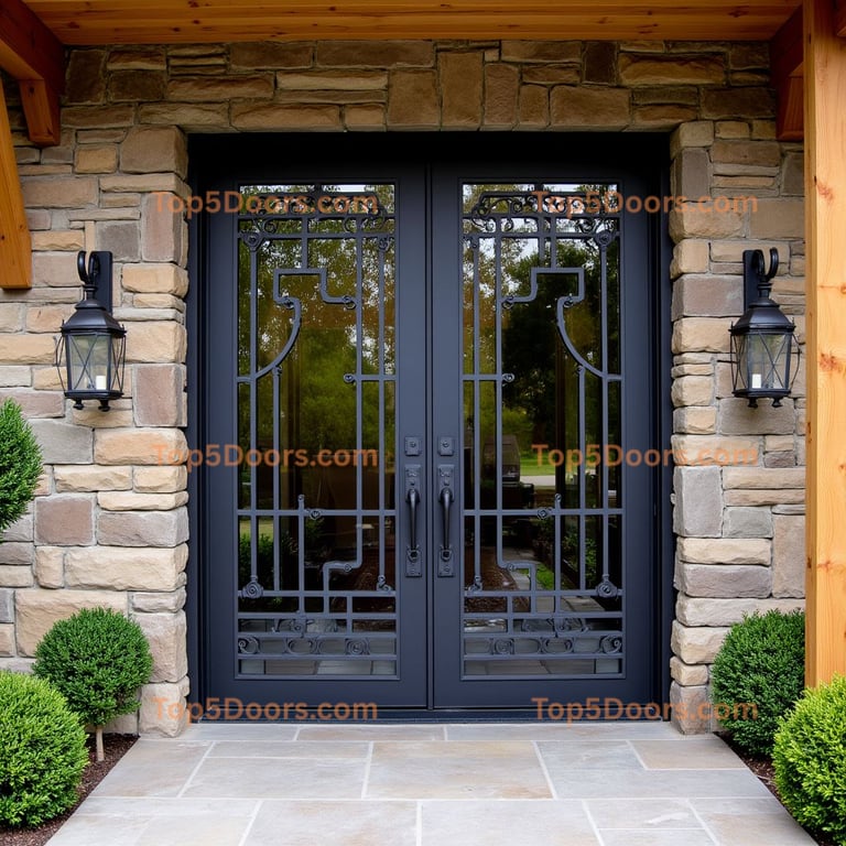 Colorado wine cellar door japanese zen Door