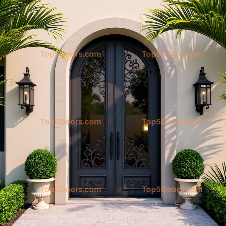 Colorado wine cellar door spanish colonial Door