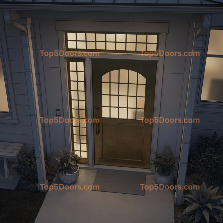 Colorado wrought iron barn door minimalist Door