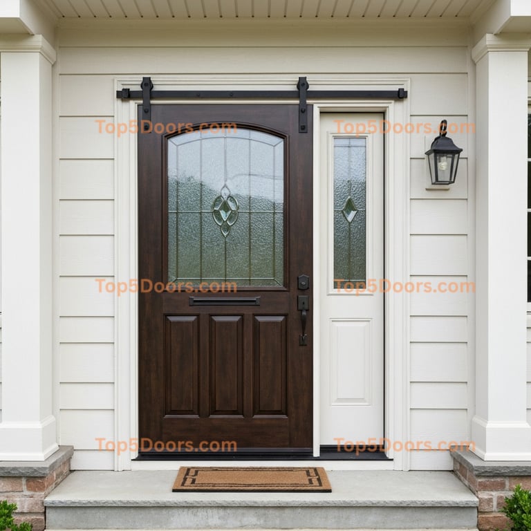 Connecticut barn door traditional american Door