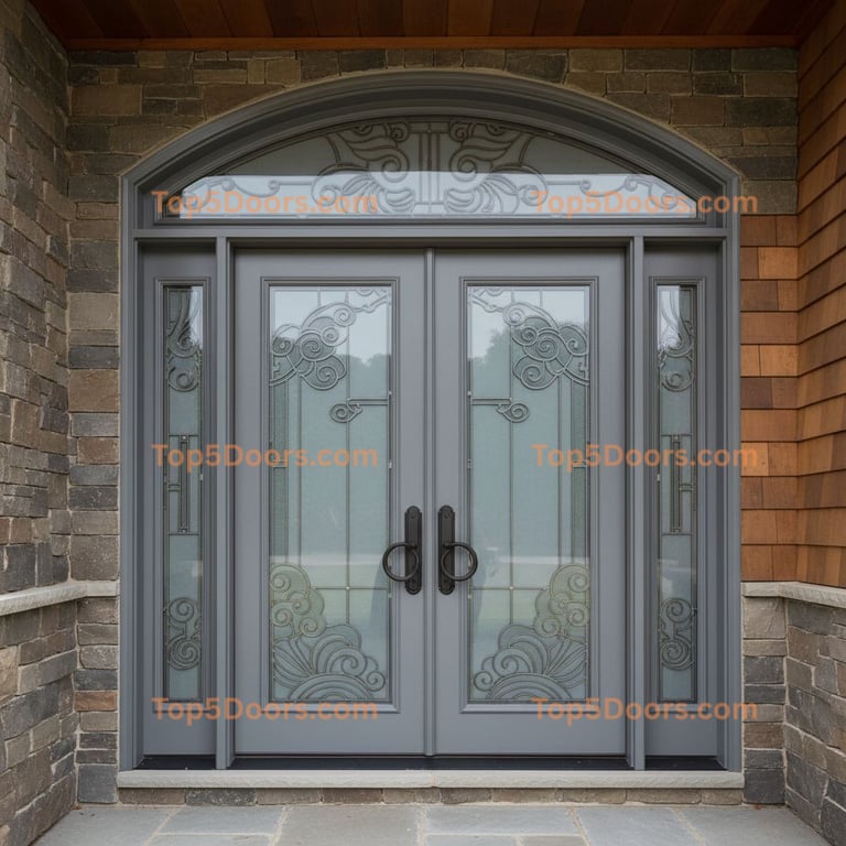 Connecticut double korean modern Door