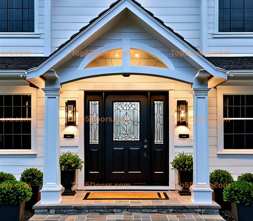 Connecticut double modern farmhouse Door