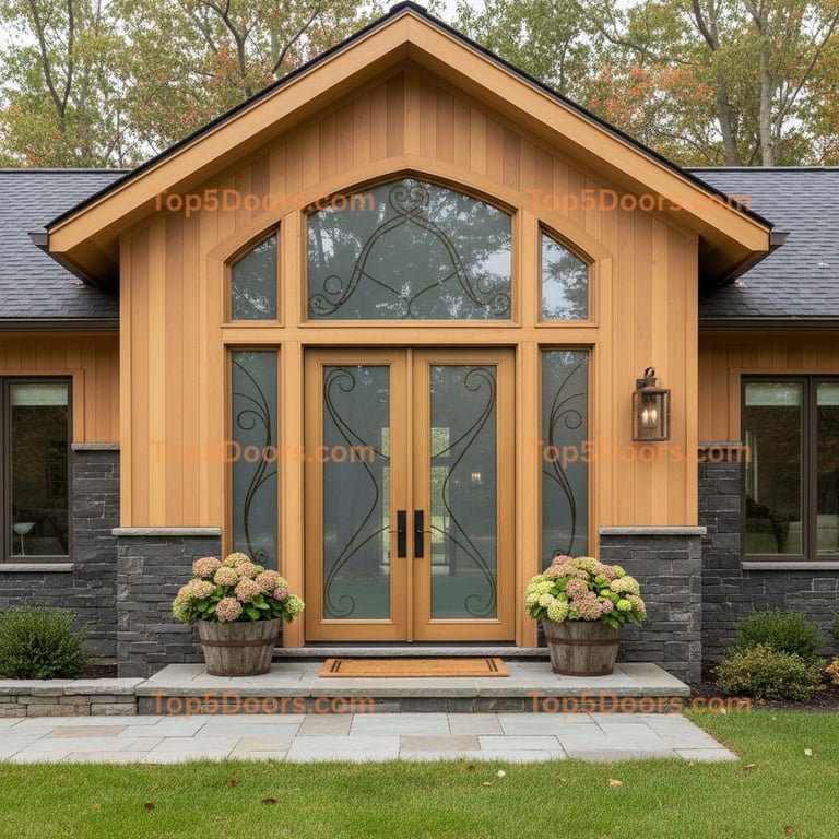Connecticut double korean modern Door