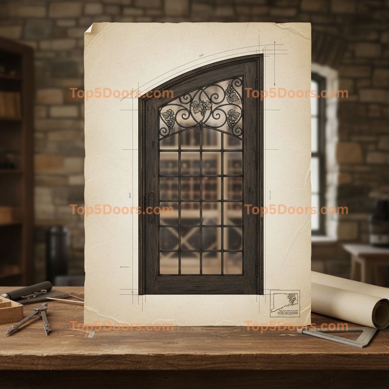 Connecticut wine cellar door mediterranean Door