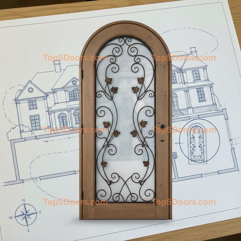 Connecticut wine cellar door french country Door