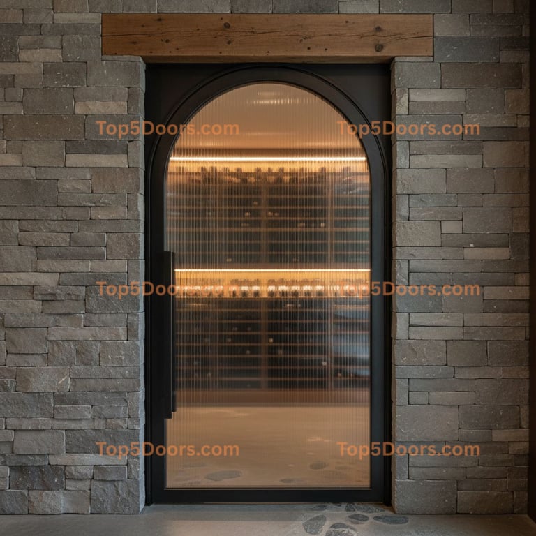Connecticut wine cellar door minimalist Door