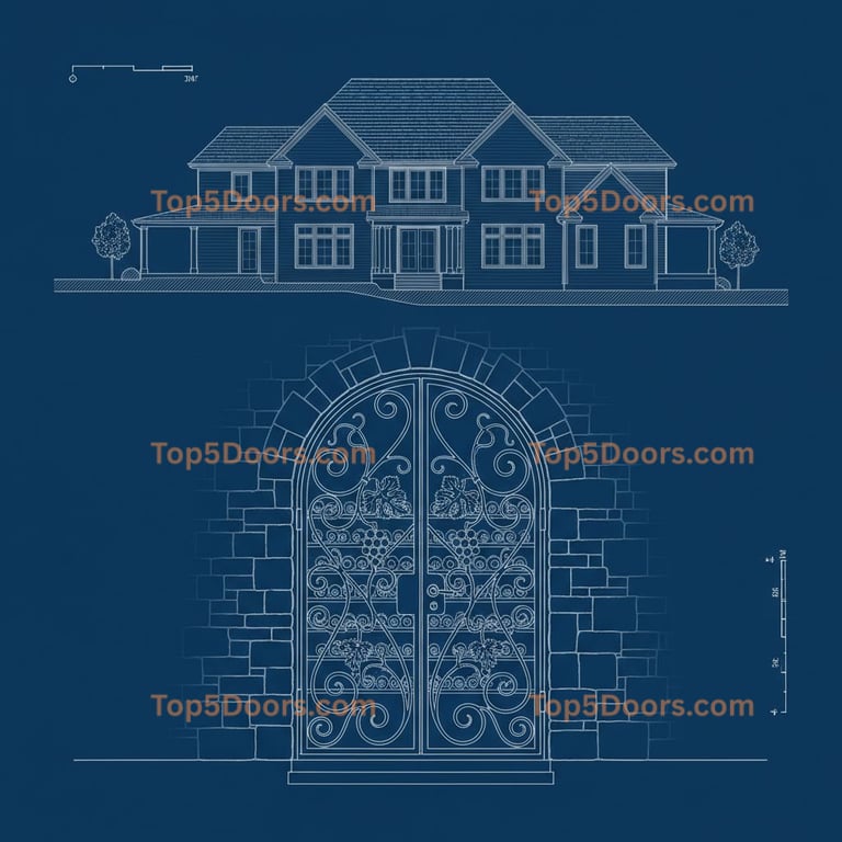 Connecticut wine cellar door contemporary Door