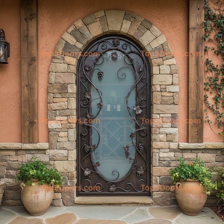 Connecticut wine cellar door tuscan Door