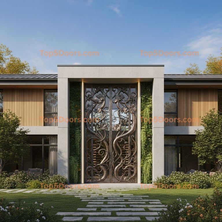 Connecticut wine cellar door korean modern Door