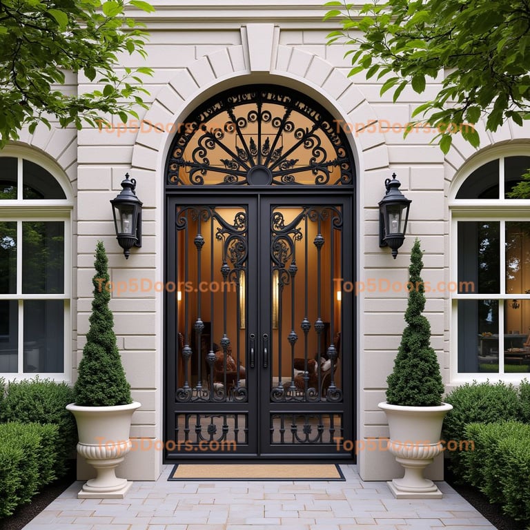 Connecticut wine cellar door french provincial Door