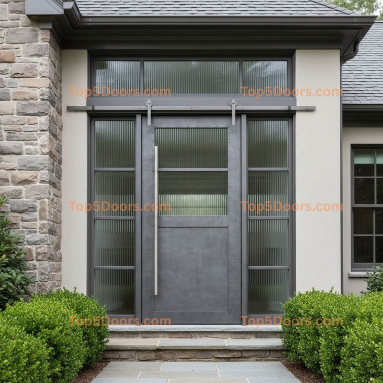 Connecticut wrought iron barn door french provincial Do