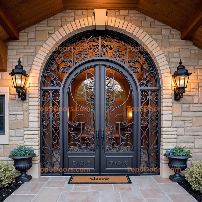 Decorative Ironwork Entrance