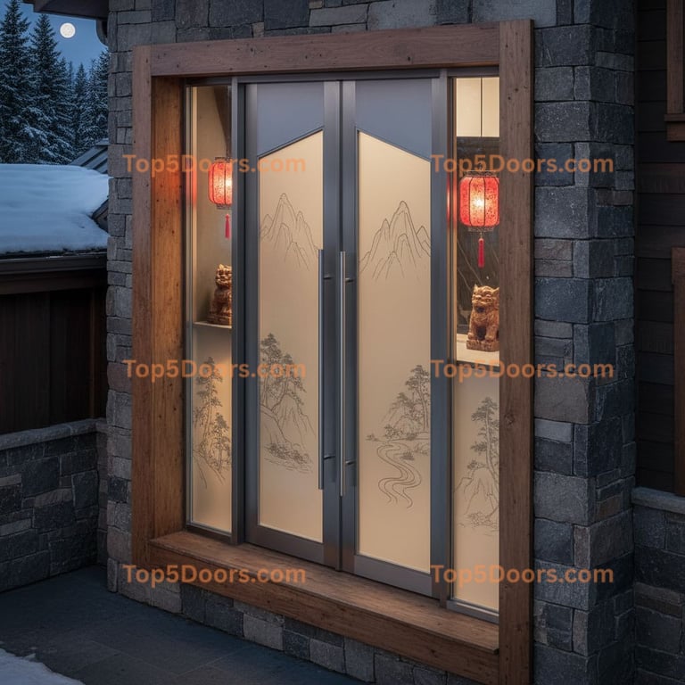 Delaware closet french door mountain lodge Door