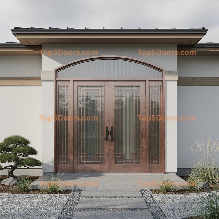 Delaware closet french door japanese zen Door