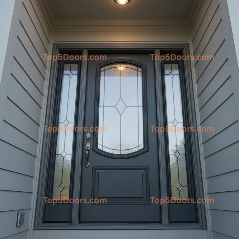 Delaware front entry door industrial Door