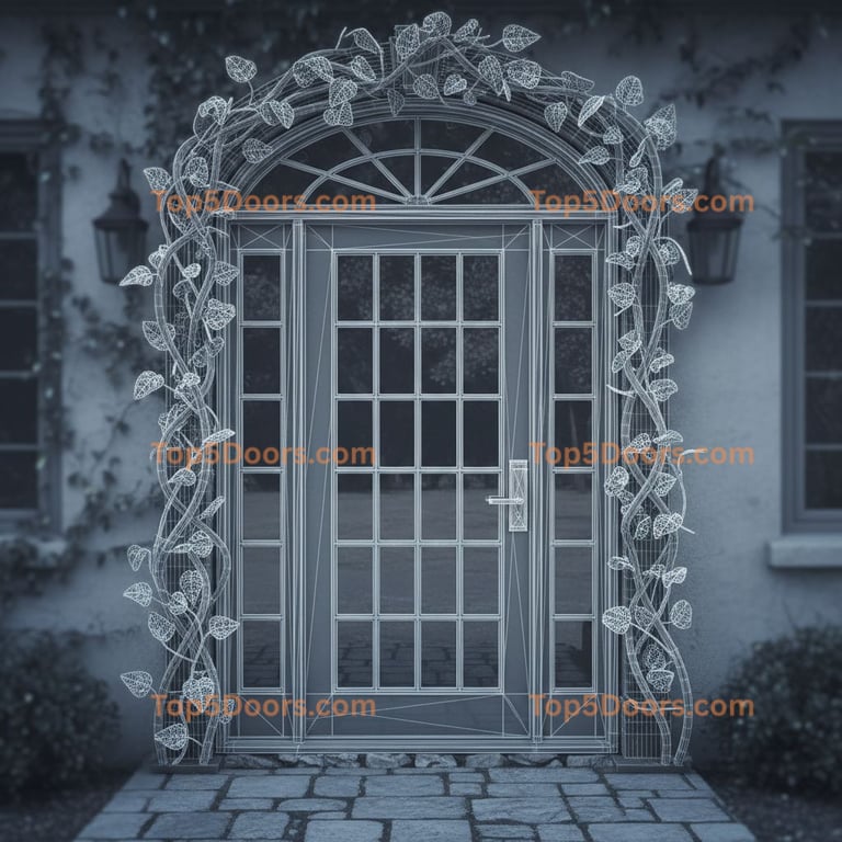 Delaware single french country Door